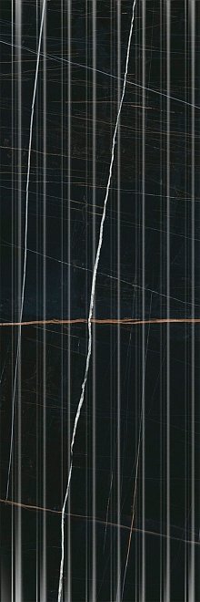 Керамическая плитка Kerama Marazzi Плитка Греппи черный структура обрезной 40х120