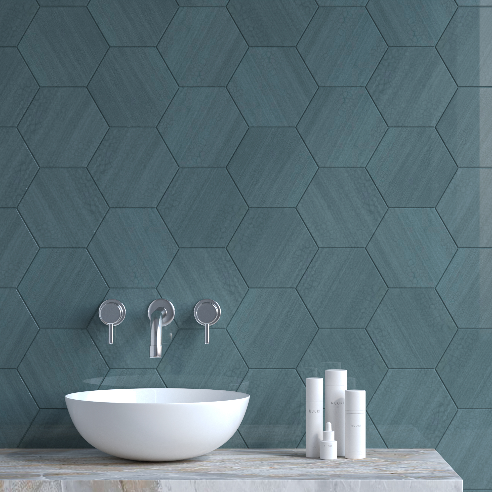 Керамическая плитка Kerama Marazzi Плитка Макарена зелёный 20х23,1