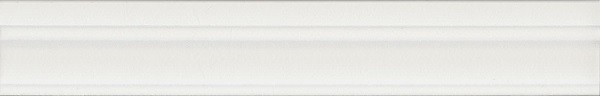BLC040R Багет Флориан белый матовый обрезной 30x5x1,9 бордюр