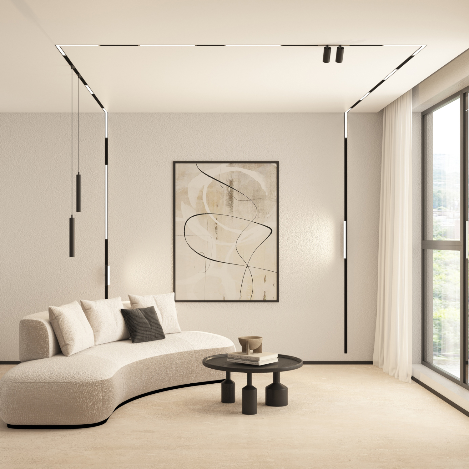 Трековый светильник Denkirs DK8018-BK