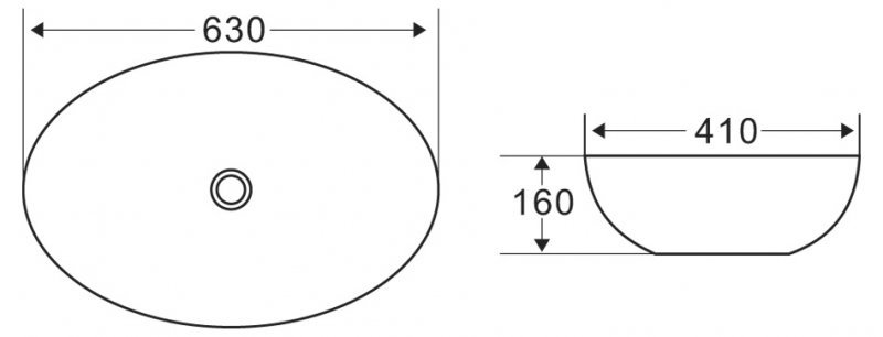 Раковина BelBagno, BB1104