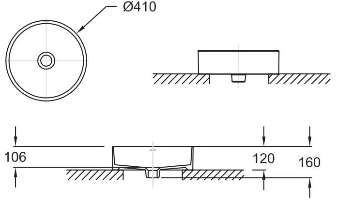 Раковина Jacob Delafon Delta Pure 40 см E90012-0 белый