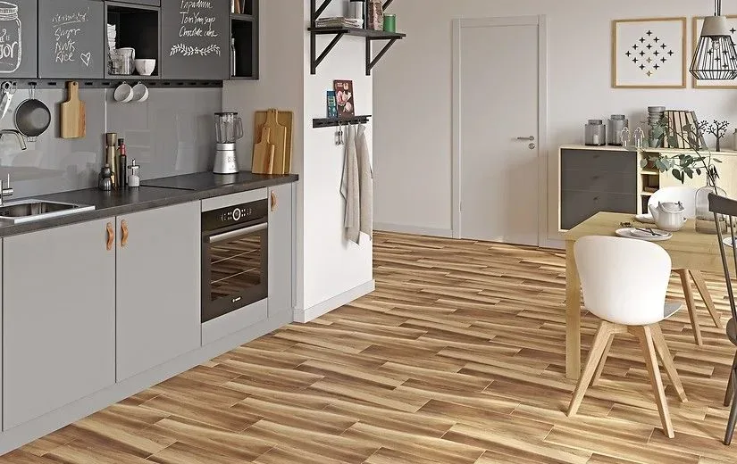 Керамогранит Cersanit Pecanwood коричневый 18,5х59,8