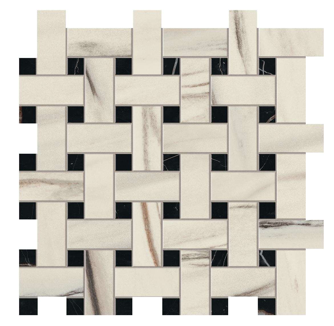 Мозаика Marvel Bianco F. Basket Weave Matt (AOVJ)