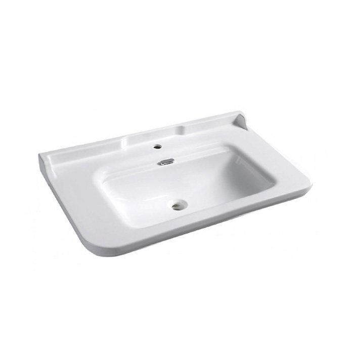 Раковина Kerasan Waldorf, 100x20,5, 4142K1bi/cr*1, белая