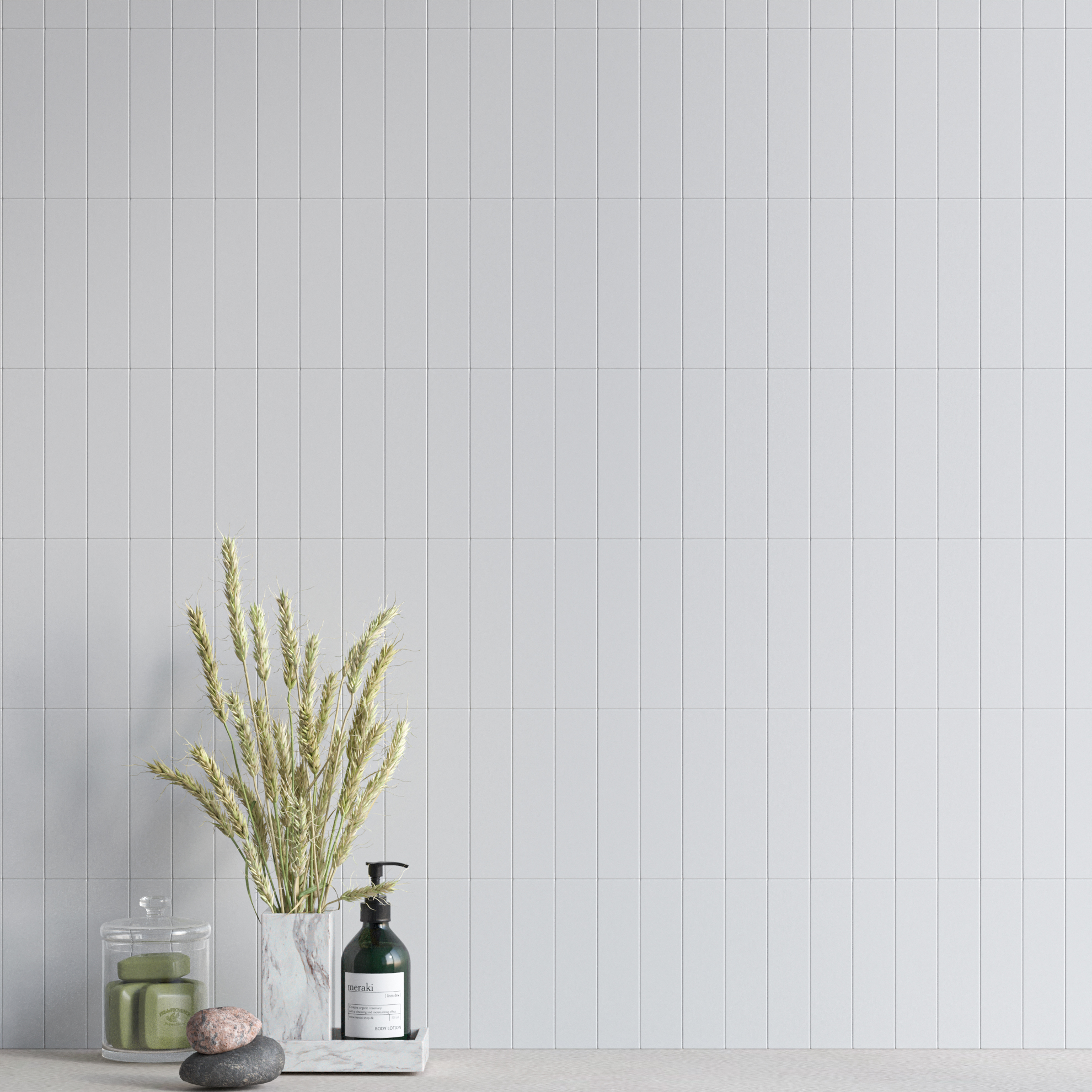 Керамическая плитка Ape Ceramica Плитка Flat Snow 5х20