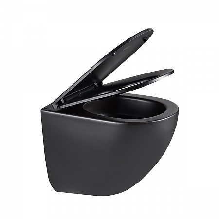 Сет: Инсталляция Lemark PENEDA EXPERT + кнопка смыва BIT чёрн. матовый + унитаз GLAZER чёрн. матовый