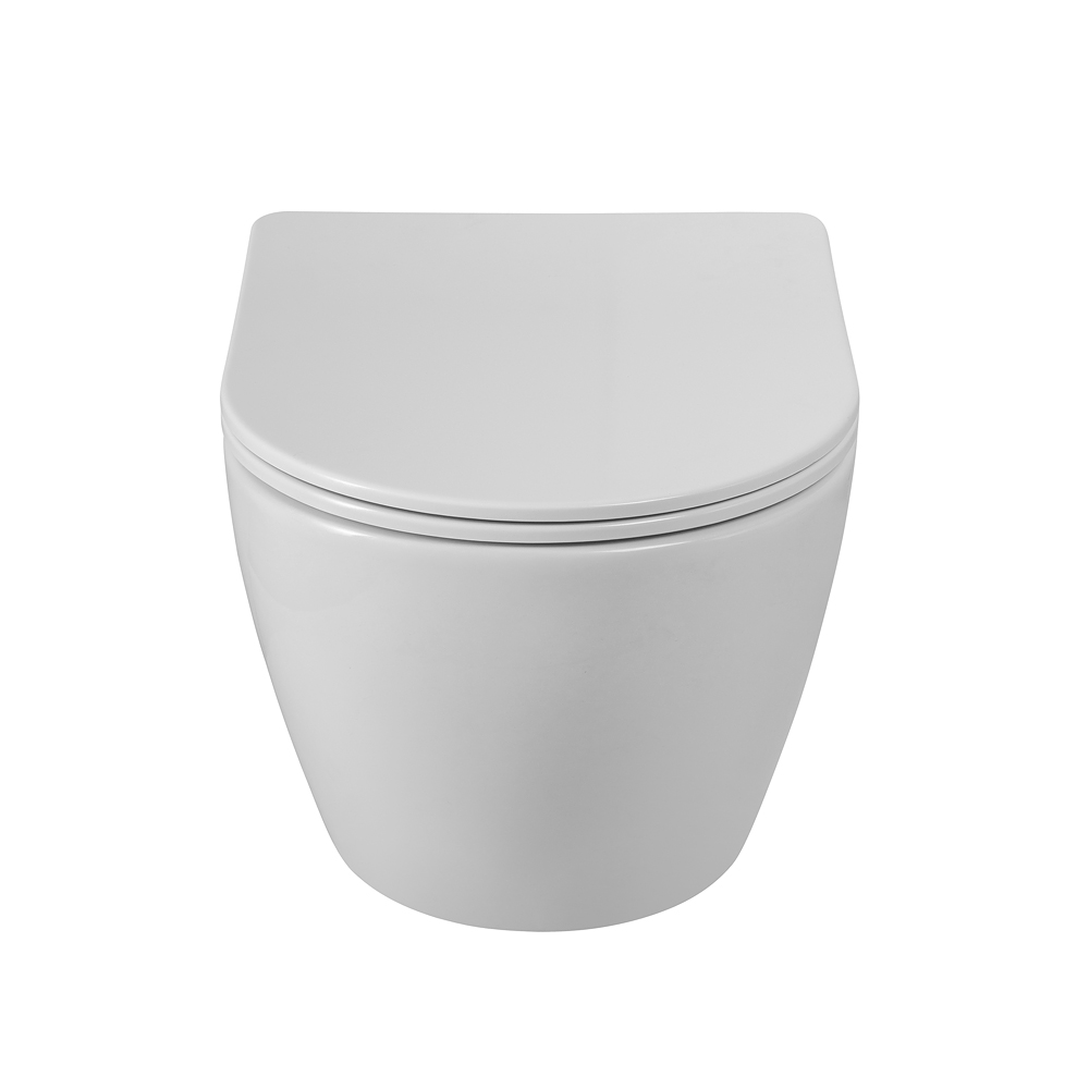 Унитаз подвесной безободковый BelBagno Sfera-R BB046CH-TOR/SC с крышкой-сиденьем микролифт, белый