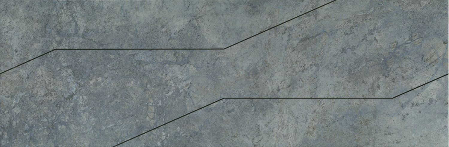Керамическая плитка Kerama Marazzi Декор Эвора синий светлый обрезной 30x89,5