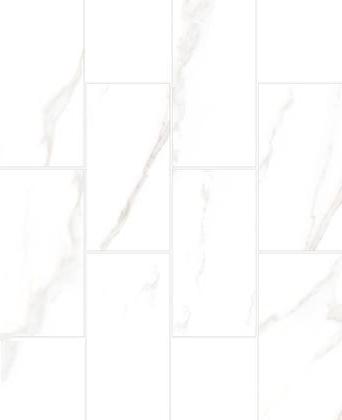 Мозаика Vitra Marmori Кирпичная Кладка Калакатта Белый (7х14) 35,5х29