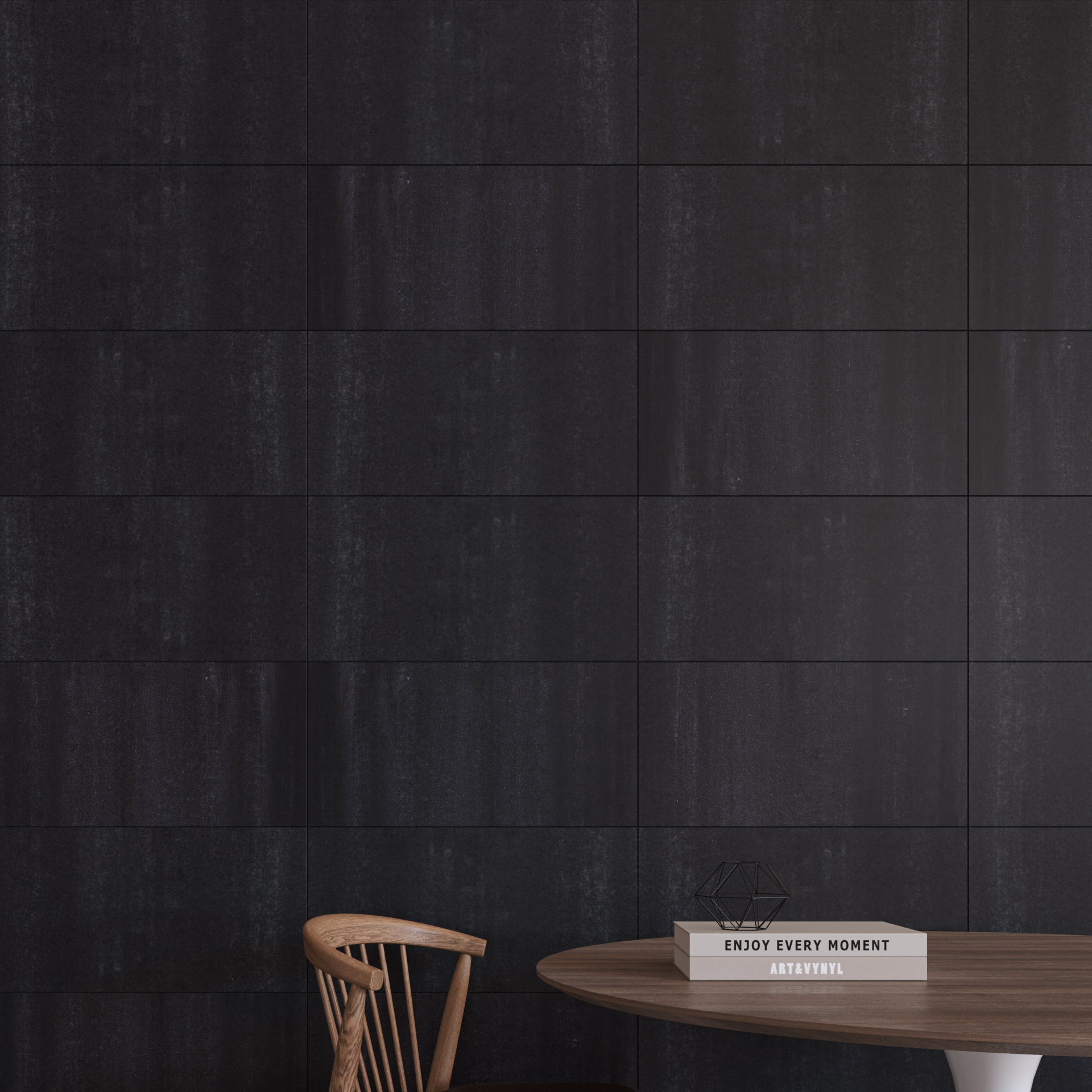 Керамогранит Kerama Marazzi Про Дабл чёрный обрезной 30х60