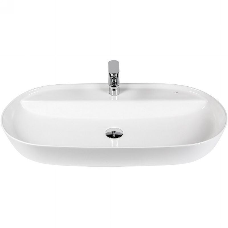 Раковина Bond Oval 80 см S01-800 белый глянец