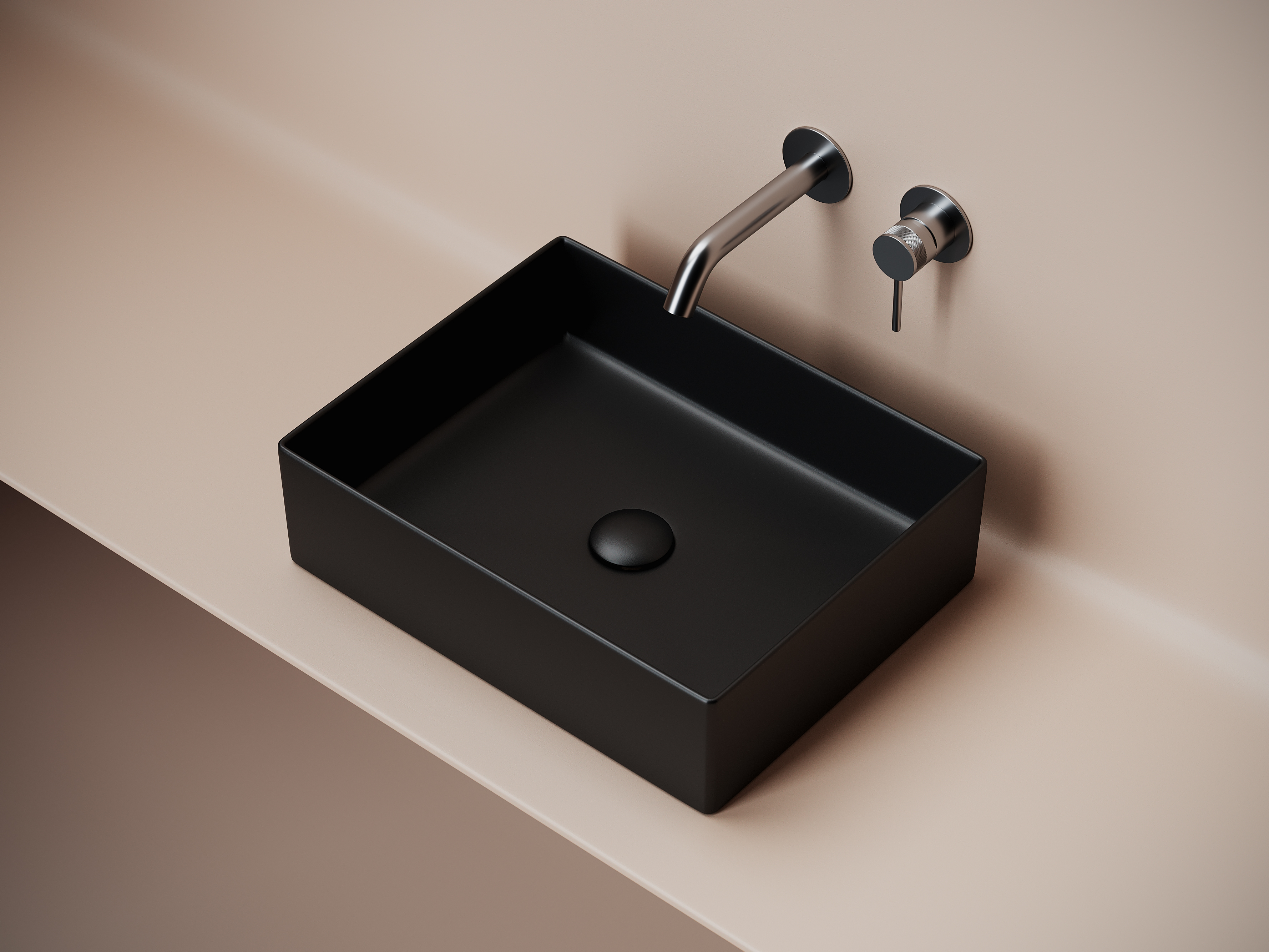 Раковина Ceramica Nova Element 47 см CN6069MB матовая черная