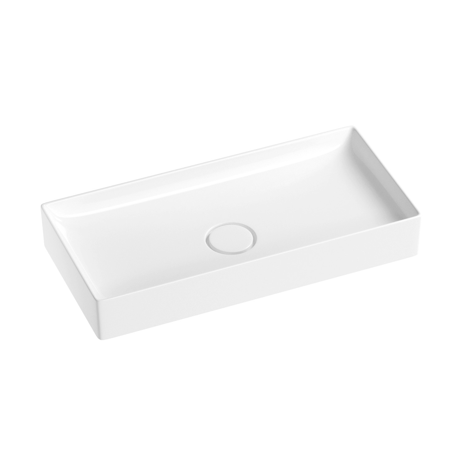 Раковина Wellsee Pure BY 75см, 150711000 белый