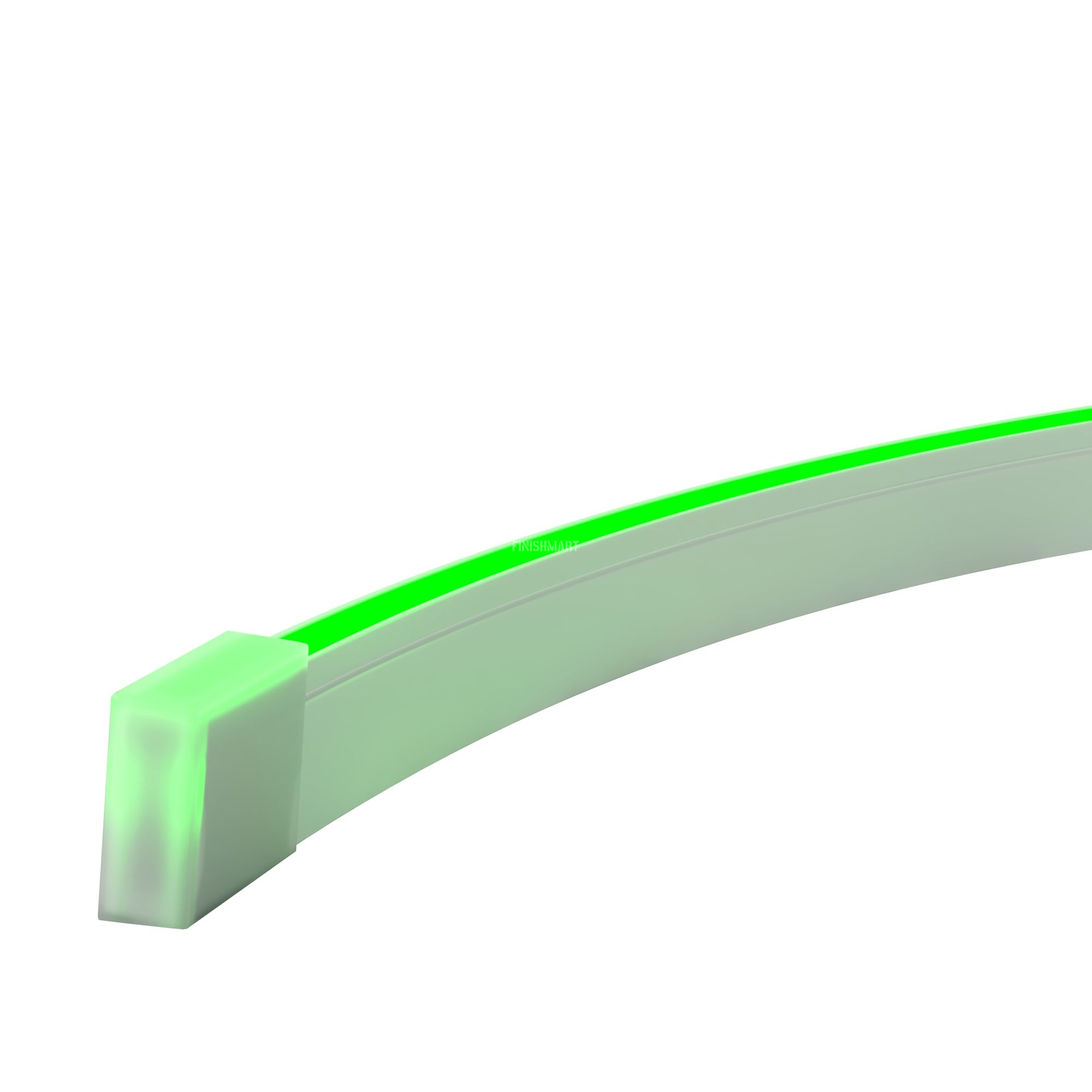 Гибкий неон 10x4 24В 9,6 Вт/м Green IP67 5м