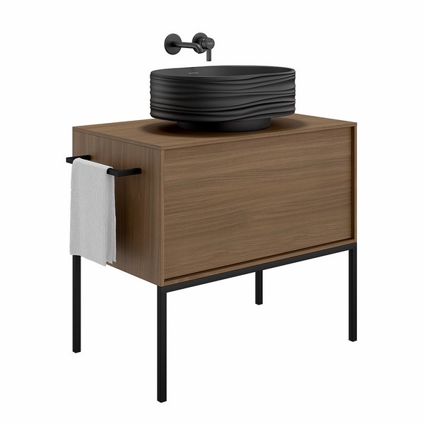 SA.NN.wb.50/BLK.M Раковина ARTBASIN Sabbia 50 см, цв черный матовый
