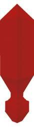 Керамическая плитка Marazzi Italy Вставка Angolare -MERTON Rojo 1,5х1,5