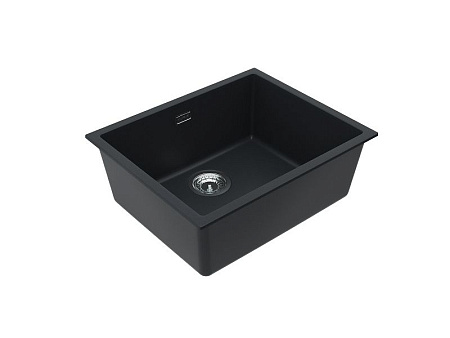 Мойка кухонная Alveus OMNI 30 GRANITAL DEEP BLACK-G90 500x450x198 с сифоном 1145083