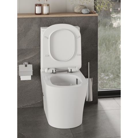 Orange C07-050W унитаз-компакт безободковый санфарфор с микролифтом TORNADO, белый