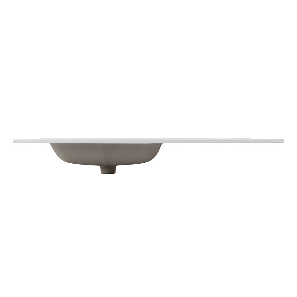 Раковина BelBagno 120 см BB1200ETL-L глянцевая белая