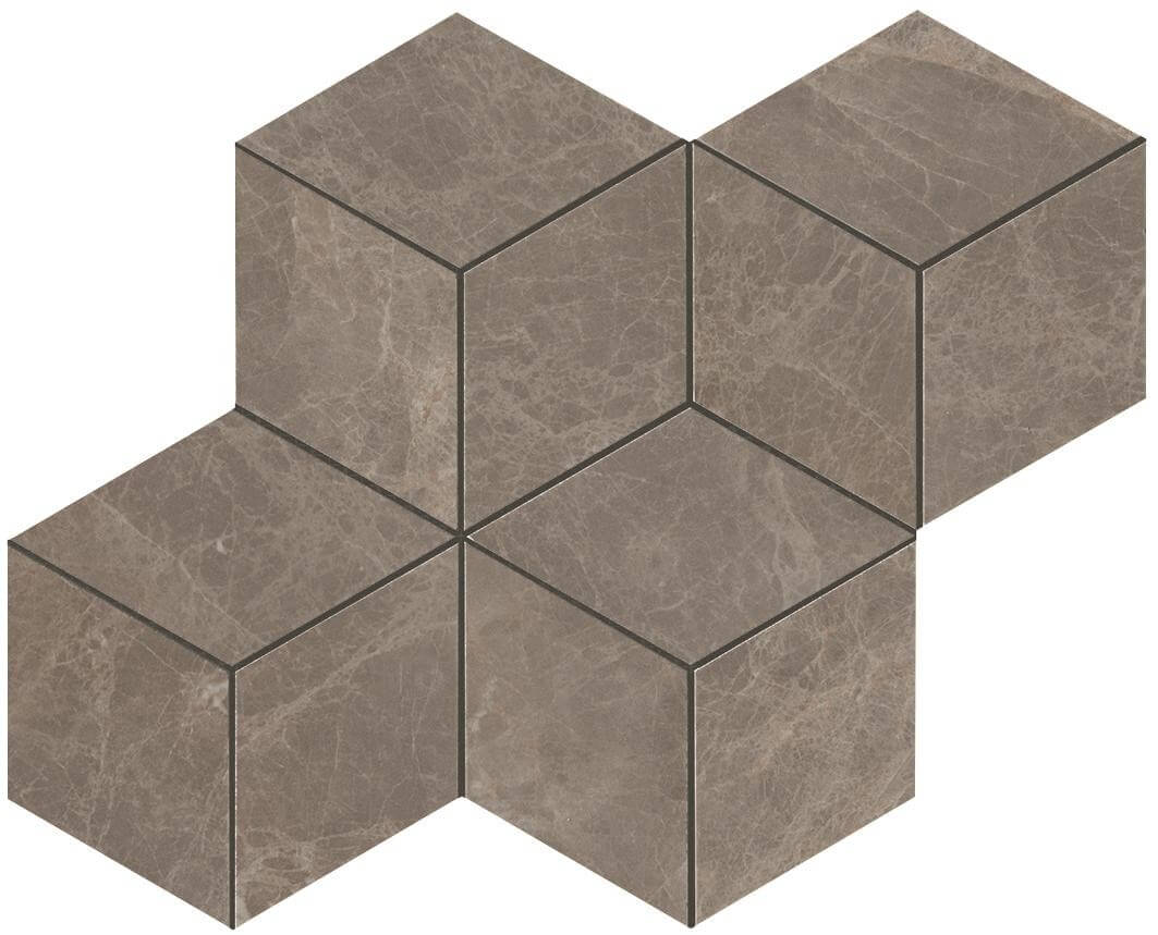 Мозаика Marvel Gris Supreme Mos. Esagono Lap. (AEPK) 30x35