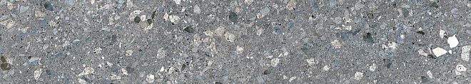 Керамогранит Kerama Marazzi Подступенок Терраццо серый темный 10,7х60