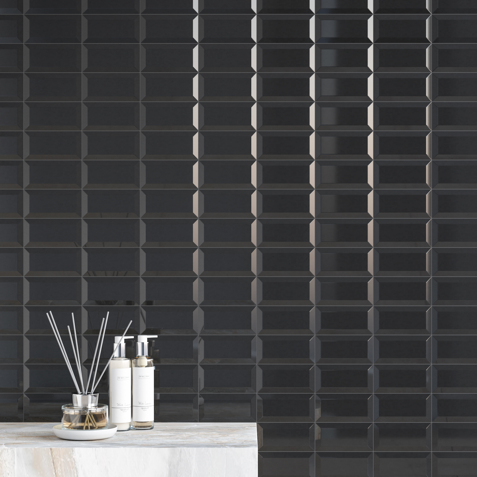 Керамическая плитка Kerama Marazzi Плитка Граньяно черный грань 7,4х15