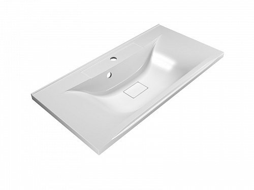 Раковина из литьевого мрамора BelBagno BB900/450-LV-MR-PR 90x45x15 см