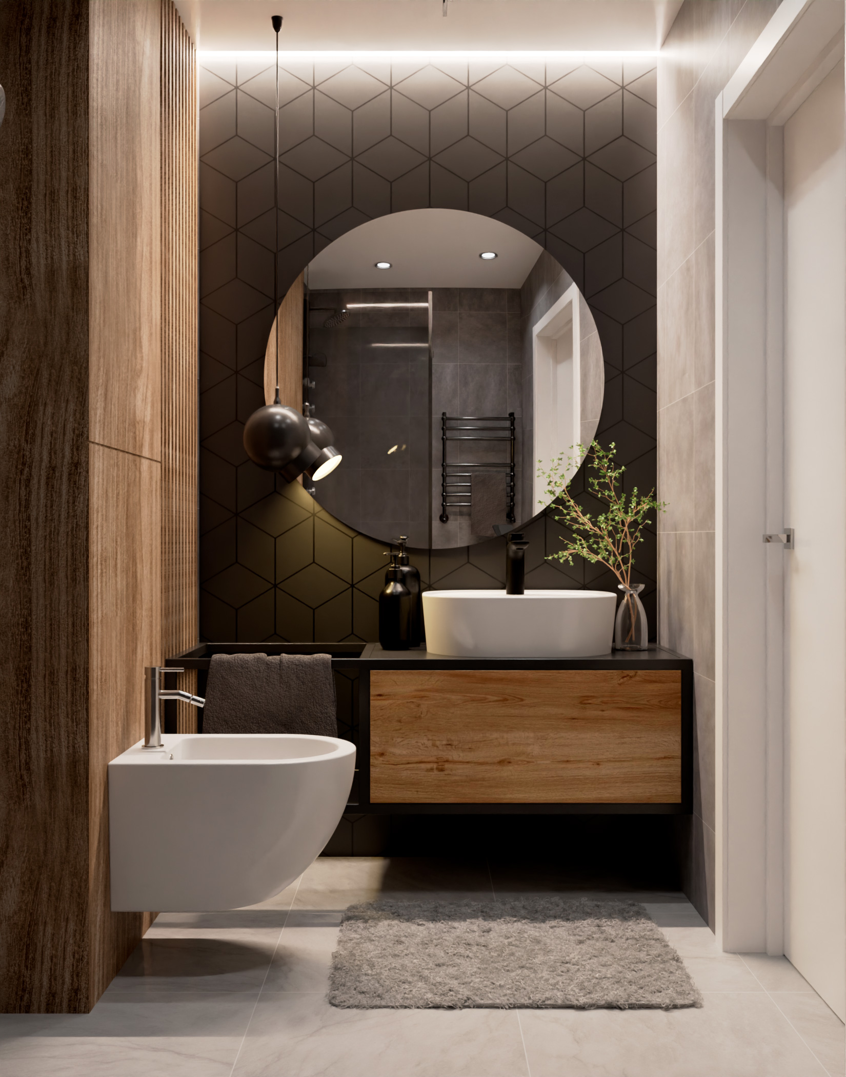 Смеситель для биде AQUAme Siena AQM6216CR хром глянец