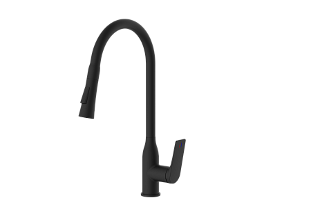 Смеситель для кухни HAIBA HB73816-7, латунь, черный