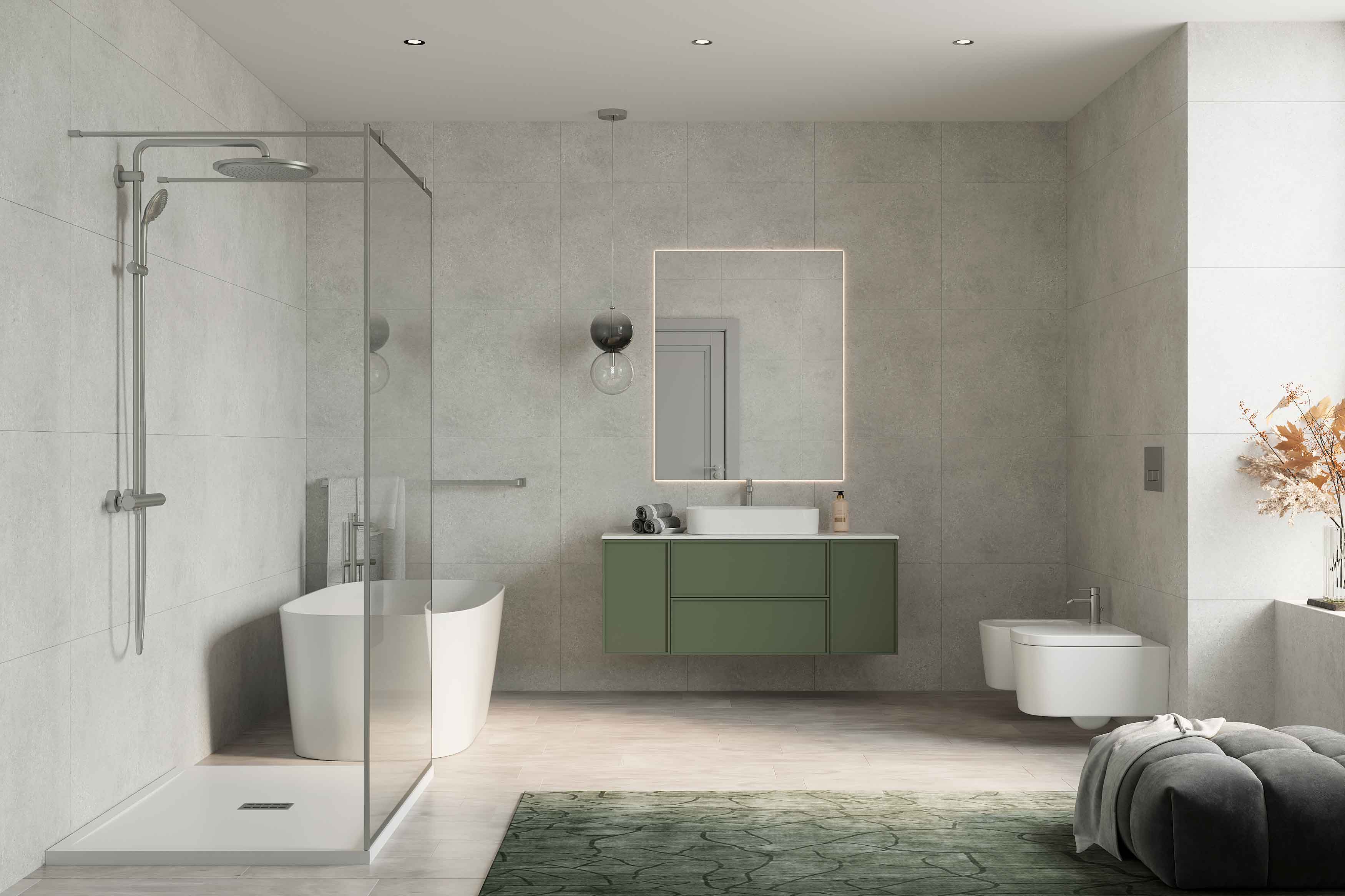 Керамогранит Creto Cemento Sassolino 60х60