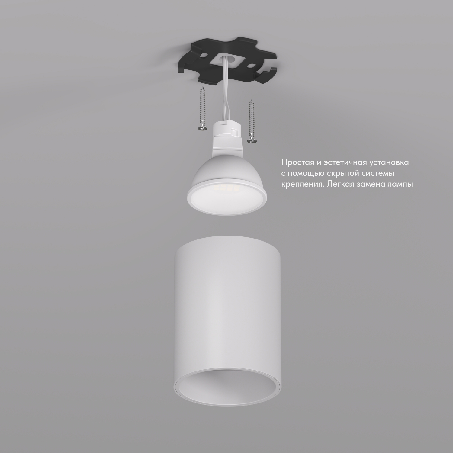 Точечный накладной светильник Denkirs DK3110-WH