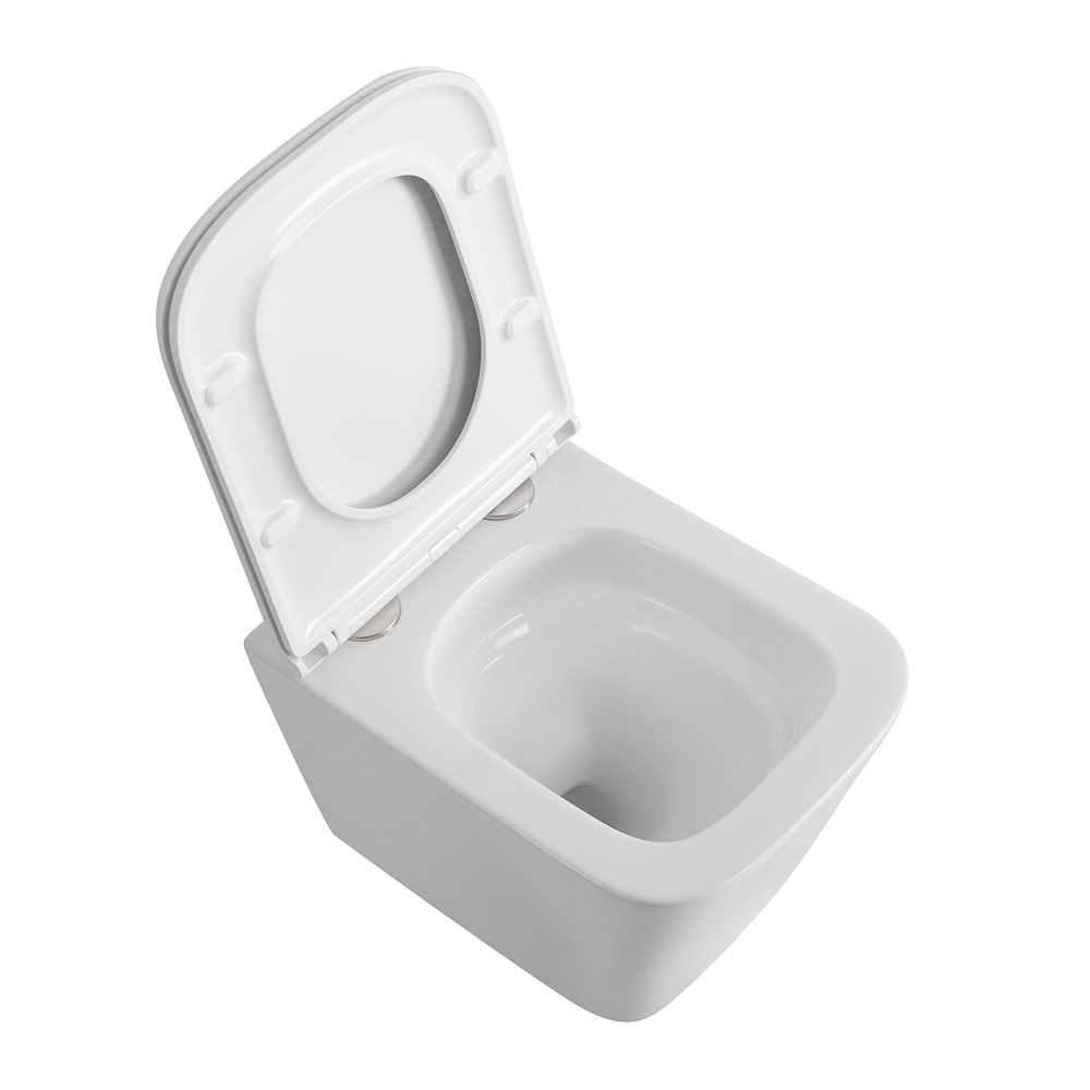 Унитаз подвесной безободковый BelBagno Ardente-R BB520CH-TOR/SC с крышкой-сиденьем микролифт, белый