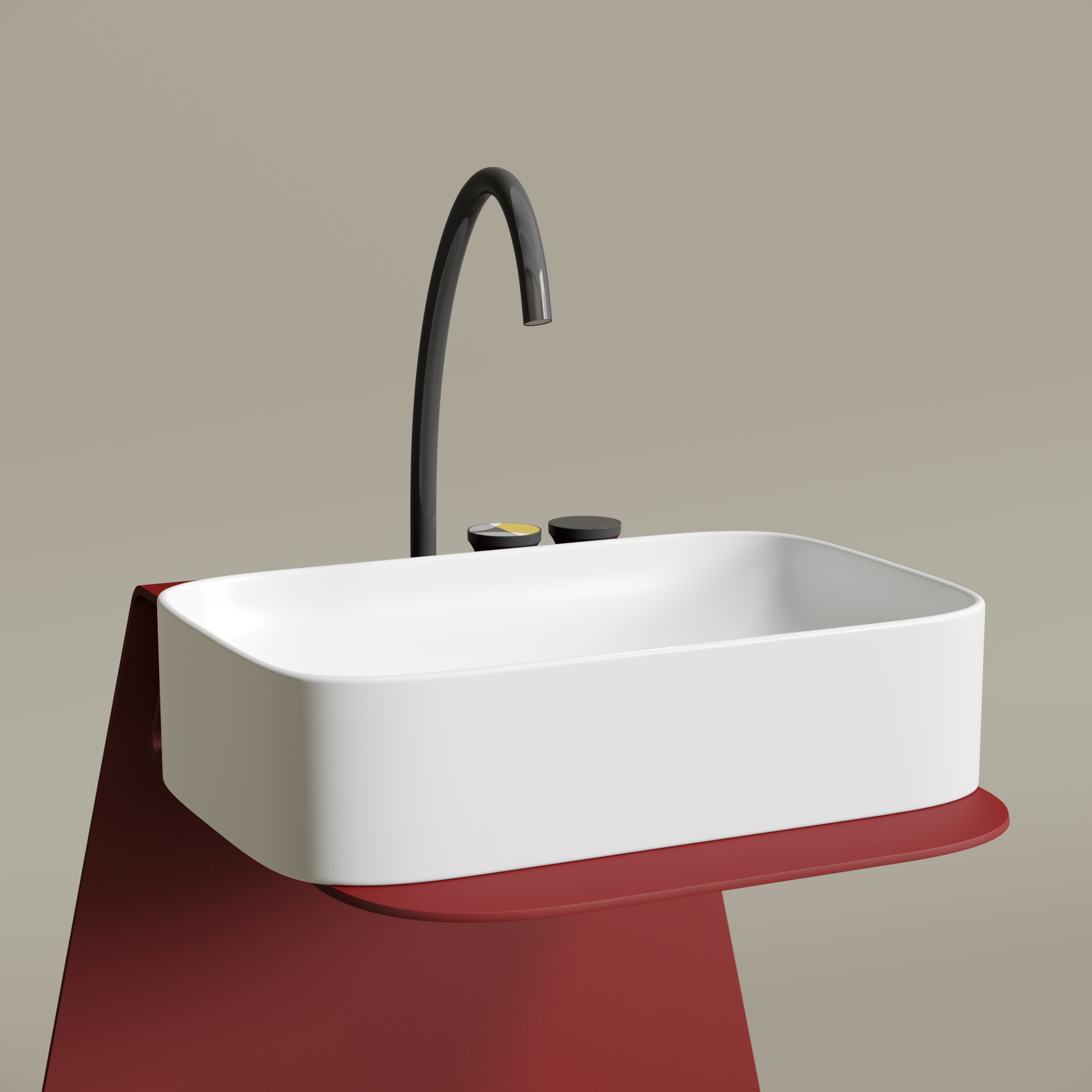 Раковина Ceramica Nova Element 60,5, см CN6053MW белый матовый