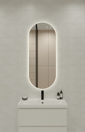 Зеркало Cersanit ECLIPSE smart 50*122 с подсветкой овальное