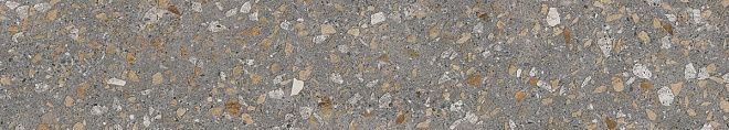Керамогранит Kerama Marazzi Подступенок Терраццо коричневый 10,7х60