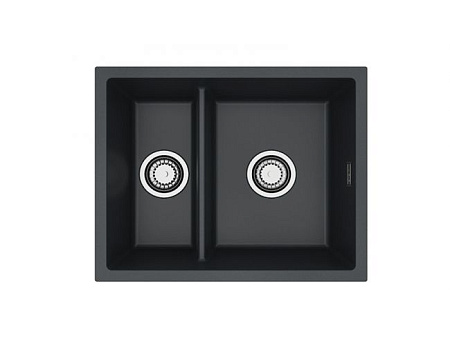 Мойка кухонная Alveus OMNI 50 GRANITAL CARBON-G91 550x450x198 с сифоном 1150202