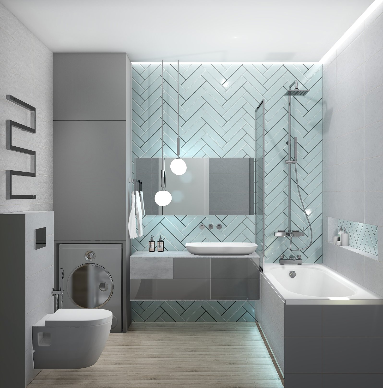 Керамическая плитка Creto Декор Royal Sand Grey W M/STR 25х75 NR Mat 1