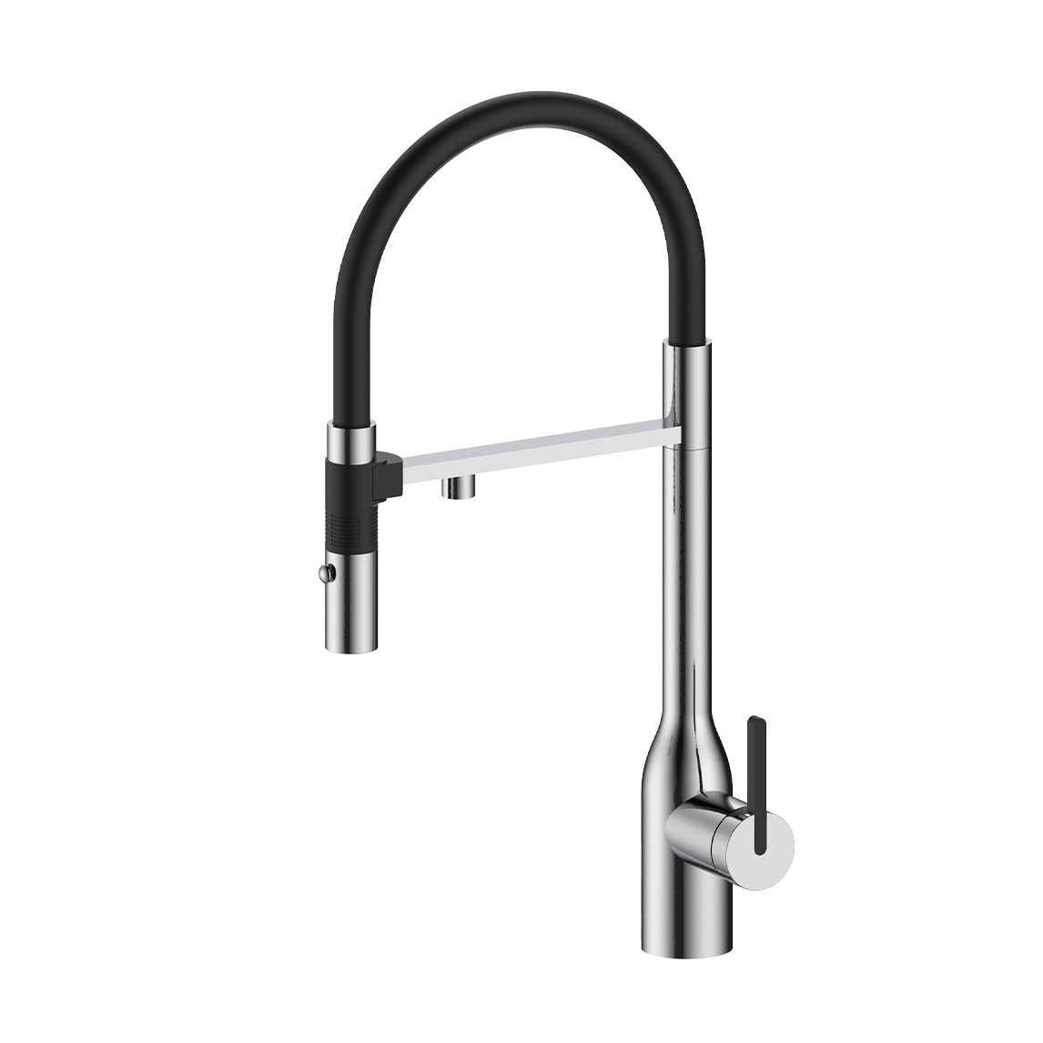 Смеситель для кухонной мойки Paulmark Magneto One Ma213188-BS брашированная сталь
