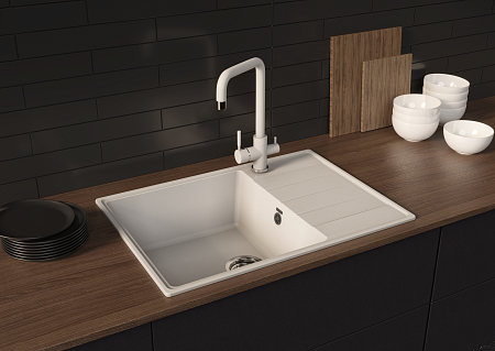 Смеситель для кухни ULGRAN Quartz UQ-019-09, асфальт