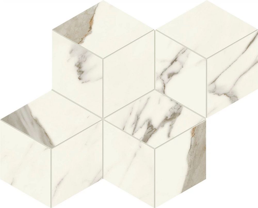 Мозаика Marvel Calacatta Sublime Mosaico Esagono Silk (AF8M)