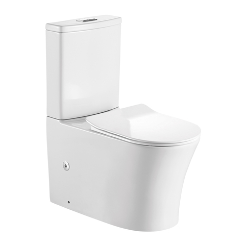 Orange C07-050W унитаз-компакт безободковый санфарфор с микролифтом TORNADO, белый