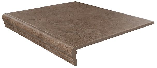 Керамогранит Kerama Marazzi Ступень фронтальная Фаральони коричневый 42х34
