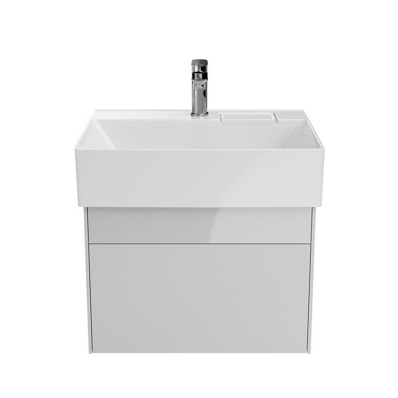 LOG.60.2/WHT Тумба LOGICA подвесная 2 ящика 60 см, белоснежный