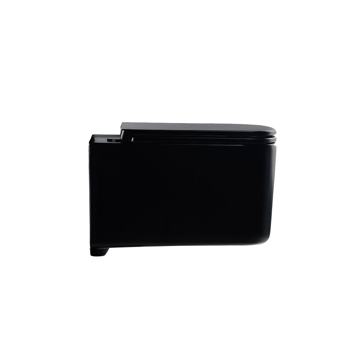 Унитаз подвесной Vincea Ultra VT1-32MB с сиденьем soft-close, черный матовый