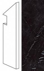 Плинтус Marvel Nero Marquina Battiscopa Sag. DX (ATES)