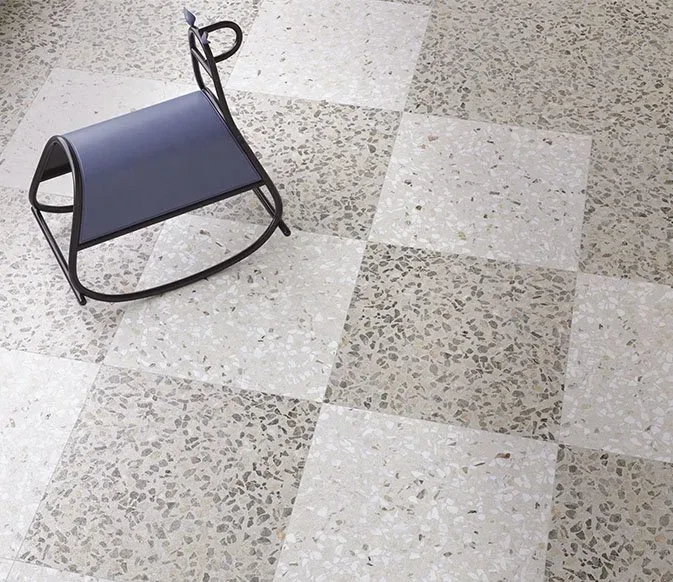 Керамогранит Vitra Terrazzo-X Светлый Лаппато Ректификат 30х60