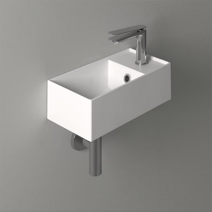 Раковина Simas Agile, 40х20см, правая, белый, AG20 bi*1