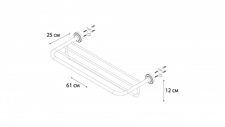 Fixsen STYLE FX-41115 Полка поезд
