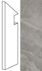 Плинтус Marvel Grey Fleury Battiscopa Sag. SX (ADX7)